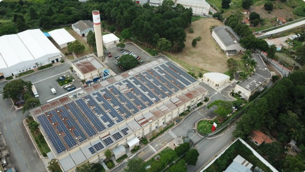 Usina solar industrial 500 KWp para empresa em Cotia, São Paulo